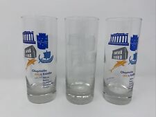 Three RARE 2004 Athens Olympics Phevos Ouzo Drinking Glasses - Immaculate Glass picture