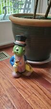 Vintage 1975 Walt Disney Jiminy Cricket Ceramic Hand Painted Statue 9 Inches picture