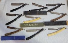 Vintage Straight Razor Lot -  Lot Of 9 Various Brands. Some With Boxes picture