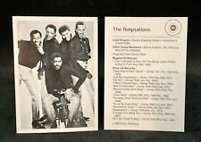 The Temptations 1986 Music Nostalgia Trading Card #194 NM-MT) picture