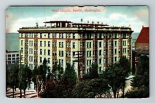 Seattle WA-Washington, Hotel Lincoln Vintage Souvenir Postcard picture