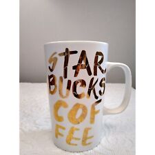 16 fl Large/ Tall Starbucks gold graffiti style logo Mug picture
