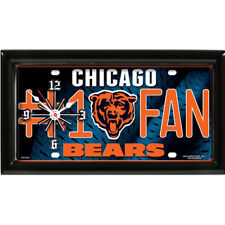 GTEI NFL Chicago Bears #1 Fan Wall & Desk Clock for Home 0r Office picture