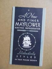c.1930s Mayflower Electric Refrigerators Catalog Brochure Trupar Mfg Co Vintage picture
