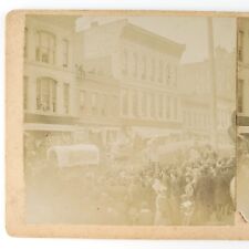 Festival of Mountain & Plain Stereoview c1896 Denver Parade Chinese Dragon B2013 picture