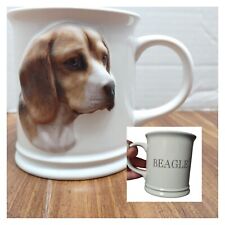 '02 XPRES x Barbara Augello Best Friend Orignal Beagle 2D textured white mug  4