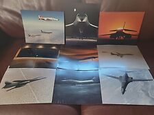 B-1 Lancer Bomber Rockwell Swept wing Photograph Collection 9 Pcs picture