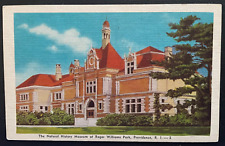 Vintage Postcard 1947 Natural History Museum, Roger Williams Park, Providence RI picture