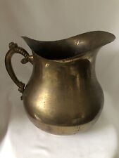 Vintage Hosley International Solid Brass Pitcher from India Decoration 7