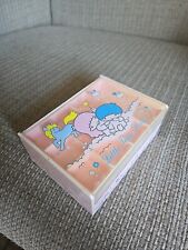 Sanrio Little Twin Stars Pink Jewelry Trinket Box Made In Japan 1980’s Vintage picture
