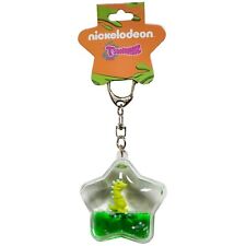 RUGRATS REPTAR NICKELODEON TSUNAMEEZ ACRYLIC KEYCHAIN FIGURE CHARM IN HAND picture