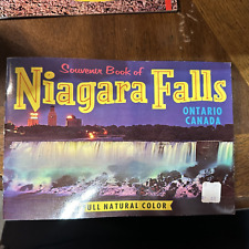 Vintage Niagara Falls Canada Souvenir Photo Book Brochure picture