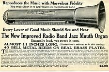 1936 small Print Ad of Improved Radio Band Jazz Mouth Organ Harmonica Germany picture