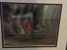 ONE-OF-A-KIND DISNEY THE LITTLE MERMAID: THE SERIES ANIMATION CEL FRAMED W/ COA picture