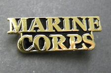 USMC MARINE CORPS US MARINES SCRIPT LAPEL PIN BADGE 1.5 INCHES picture