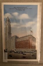 Columbus OH Ohio Deshler Wallick Hotel Advertising Vintage Souvenir Postcard EUC picture
