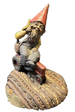 Tom Clark Gnome MACDONALD Figurine #30 Farmer Tractor Seeds Signed picture