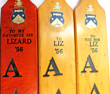 3 Vintage  Hanover College Paddles PHI 1956, 1957, 1958 picture