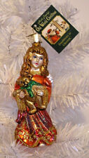2005 LIL' ANGEL - OLD WORLD CHRISTMAS - BLOWN GLASS ORNAMENT - NEW W/TAG 4.5