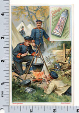 1903 Scene Liebig Meat Extract In Tubes Victorian Trade Card S730 Military picture