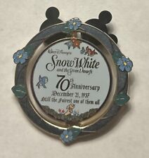 Disneyland - Snow White 7 Dwarfs - 70th Anniversary Spinner - LE1000 Pin picture