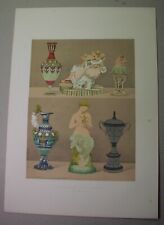 1863 litho - Color Porcelain, by Gille, Paris; biscuit-ware; Intl. Expo, London picture