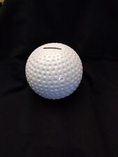 Mid 1900s Ceramic Golf Ball Bank 3.5