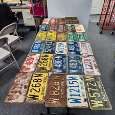 Vintage Ohio License Plate Collection with Many Pairs 1948-1970s 🚗 picture