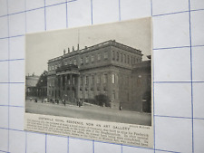Earstwhile royal residence now and arts gallery south of Zeughaisplatz c  1926 picture
