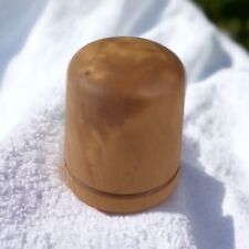Vintage Wood Wooden TASMANIAN HUON PINE Carved Sewing Thimble Tasmania RARE picture