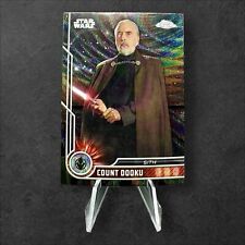2023 Topps Chrome Star Wars Black Wave #44 Christopher Lee as Count Dooku picture