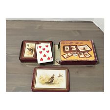 ENESCO DOUBLE DECK PLAYING CARDS TIN picture