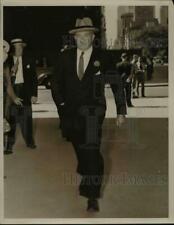 1938 Press Photo Bernard F. Gimbel Arriving At Services - nef15638 picture