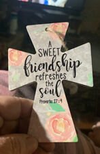 A Sweet Friendship Refreshes the Soul Christmas Ornament Religious Holiday New picture