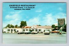 Ashtabula OH-Ohio, Garfield Restaurant, Antique, Vintage Souvenir Postcard picture