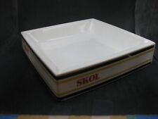 Vintage SKOL Square Ashtray made by WADE ENGLAND - Beautiful picture