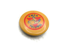 YMCA Polliwog Pin Vintage Orange Background picture