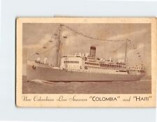 Postcard New Colombian Line Steamers Colombia & Haiti picture