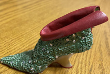 Raine Bejeweled Pointed Toe Resin Miniature Shoe 2003 Victorian 3 in Wide picture