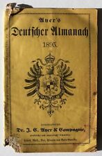Rare 1895 German Almanac-Dr J C Ayers Deutfcher Almanch picture