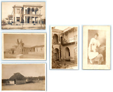 Lot of 5 Early Unidentified Cuba Real Photo RPPC Postcards (LOT 7) picture
