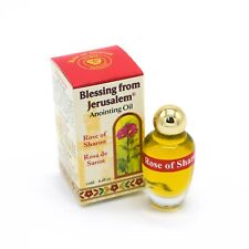 Rose of Sharon Jerusalem Anointing Holy Oil Bottle 12ml 0.4 fl.oz. from Israel picture