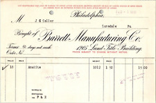 ANTIQUE 1910 BARRETT MANUFACTURING CO LAND TITLE BLDG PHILADELPHIA BL6 picture