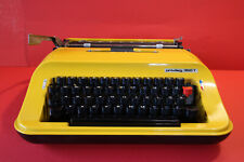 Vintage Privileg 350T brillant yellow typewriter excellent working condition picture