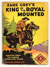 Zane Grey's King of the Royal Mounted Feature Book #1 PR 0.5 1937 picture