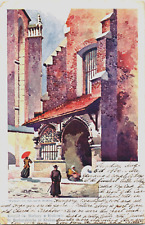 Vtg 1900 St. Barbaras Church Postcard Krakow Poland Undivided Posted picture