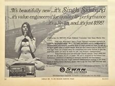 Swan Marine Electronics Radio Single Sideband Oceanside CA Vintage Print Ad 1972 picture
