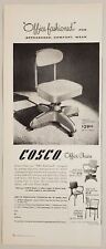 1955 Print Ad Cosco Office Chairs Hamilton Manufacturing Columbus,Indiana picture