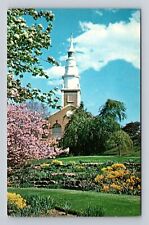 New London CT-Connecticut, United States Coast Guard Mem Chapel Vintage Postcard picture