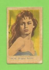 1958 Dutch Gum Card PA #82 Brigitte Bardot picture